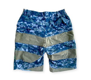 Series. 1 Striped Camo Shorts